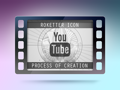 Rocketter icon - Process creation creation icon photoshop process rocket tutorial video youtube