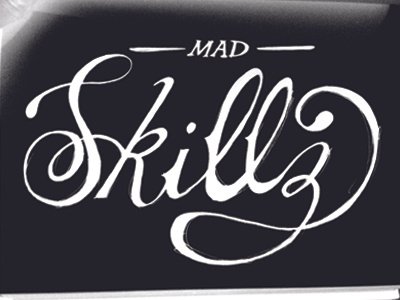 Mad Skillz hand lettering lettering process typography