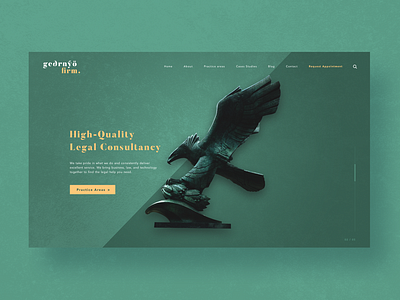 Law Firm Website Design Concept