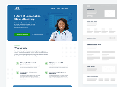 MedAsset Recovery - Landing Page