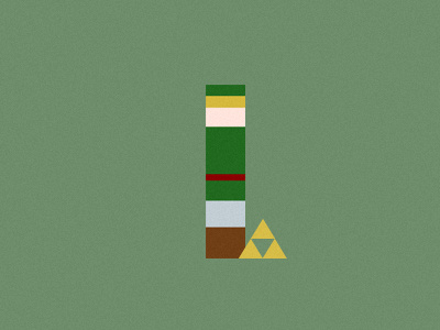 Link colour legend link minimal superhero triforce zelda