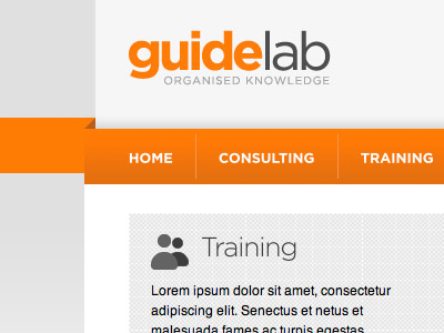 GuideLab - first design design website