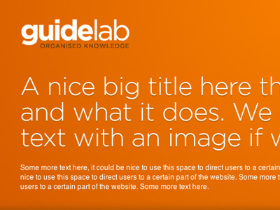 GuideLab - new design zoomed design guidelab web design website