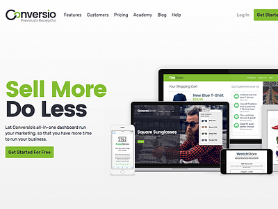 Conversio Rebrand and Website