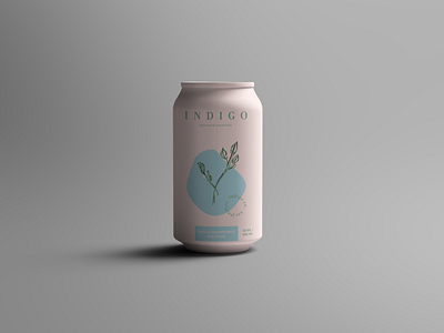 Indigo baby pink adobe illustrator adobe photoshop brand identity brand identity design can graphic designer minimal design packaging packaging design