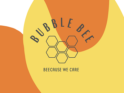 BUBBLE BEE adobe illustrator graphic designer logo design vector