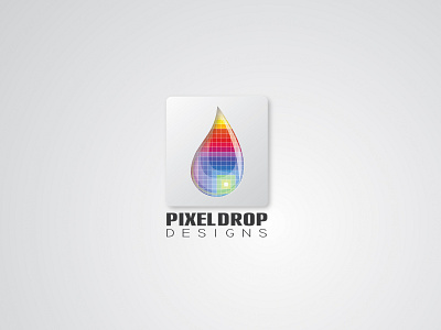 Logo - PIXELDROP branding design icon illustration logo studio typography vector