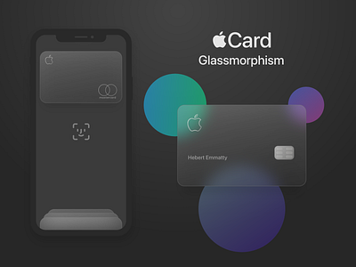 Apple Card - Glassmorphism