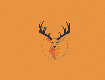 Deer branding design icon illustration logo logodesign minimal poster vector wallpaper
