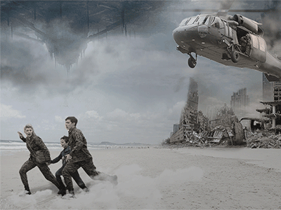 The 5th Wave- Universal artwork film gif movie retouching