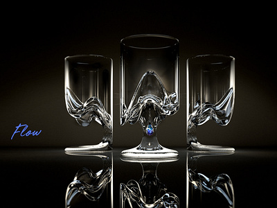 Flow glass c4d coffee cup flow fluid glass glassware industrial design liquid liquor motion product spirit water whisky wine