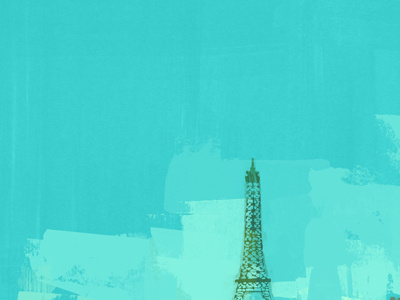 Bonjour, Paris! digital illustration marc aspinall painting wip