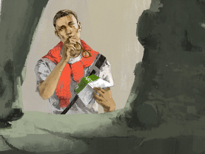 Masterful digital illustration marc aspinall painting wip