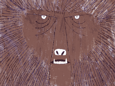 Wolfman illustration texture tthp