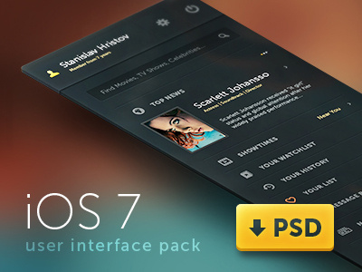 UI Pack - PSD Download bundle design download dtail studio dtailstudio flat interactive interface kit mobile psd user