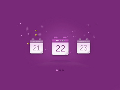 Calendar from iPhone App app app design design dtail experience flat imdb interface ios 7 minimal mobile user
