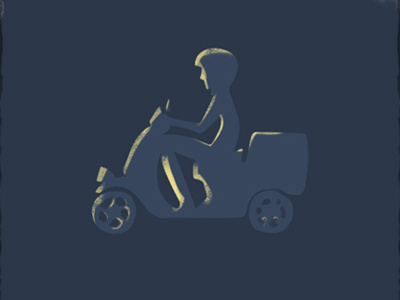 The Vespa - Eat.It animation app bike design illustration italy restaurant vespa video web website