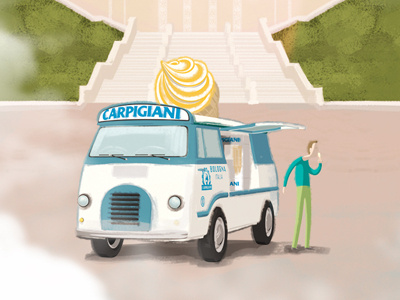 Illustration - Eat.it animation app commercial ice cream ios italy mobile motion pictures video web website