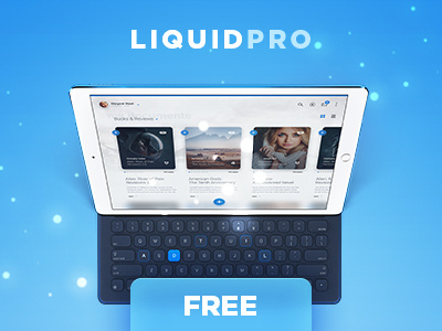 LiquidPro Cover Update app design download dtailstudio free grid interface ipad kit layout ui ux