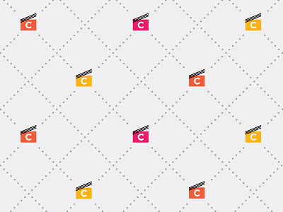 Pattern for a Videographer branding color identity pattern