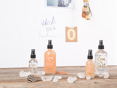 Olivine Atelier Love + Roses and Love + Salt branding packaging