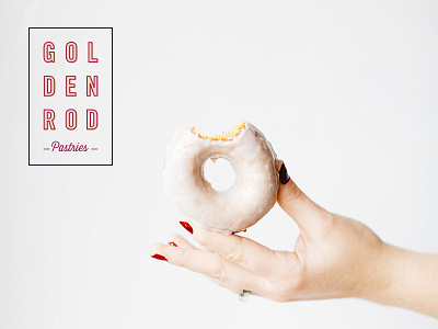 Goldenrod Pastries branding logo