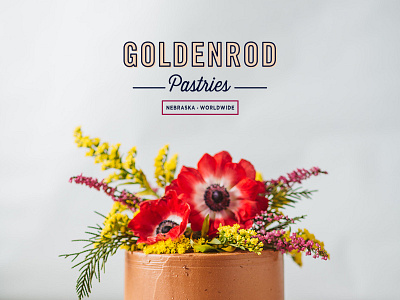 Goldenrod Pastries branding logo