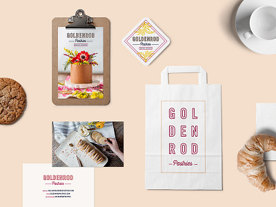 Goldenrod Pastries collateral print