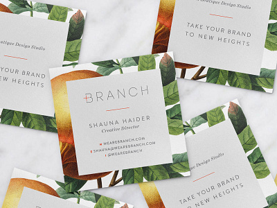 Branch Business Cards collateral print