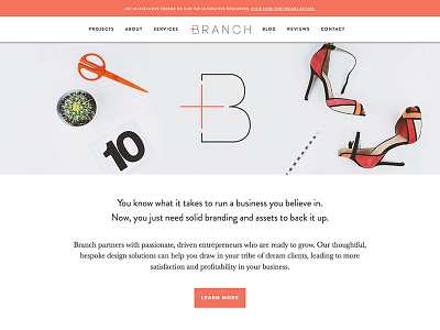 Branch Website design web