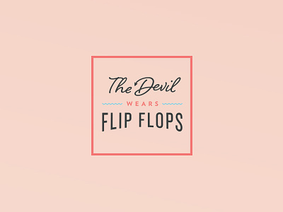 The Devil Wears Flip Flops branding