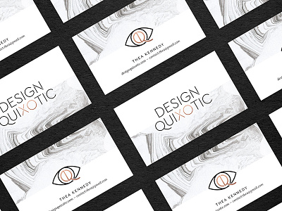 Design Quixotic business cards print