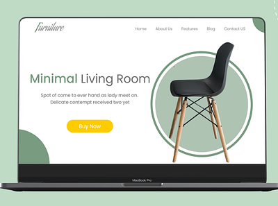 e-commerce Furniture landing page dailyui004 design graphic design ui ux