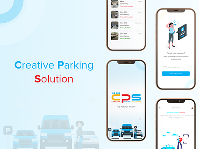 Parking Solutions - UI/UX App Design adoobe xd app app uiux design graphic design mobile app design ui ux