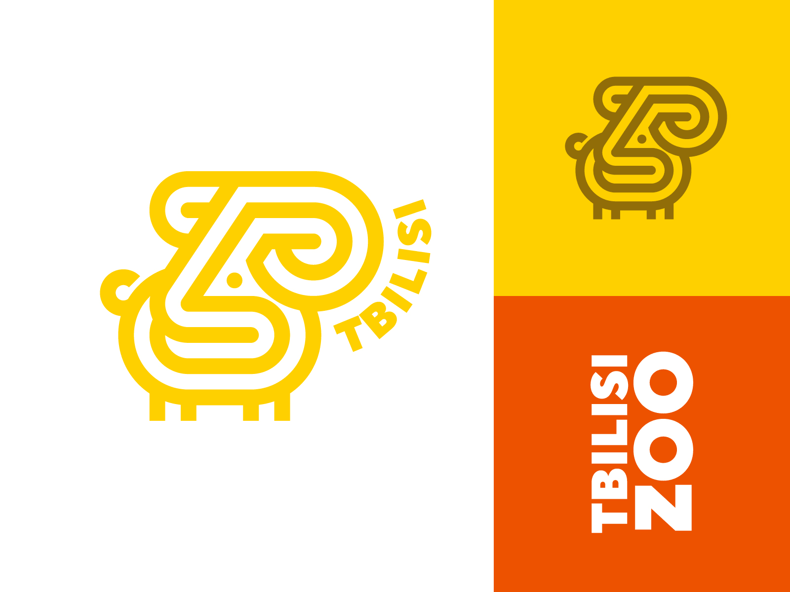 Tbilisi Zoo 2danimation ae animals animation birds brand animation branding gif identity line logo logo animation logotype mark ram snake tbilisi typography zoo