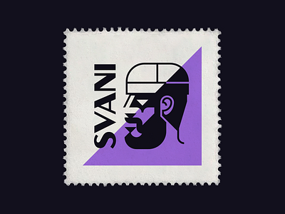 Svani beard branding face flat icon illustration logo logodesign man mark stamp svani symbol typography vector