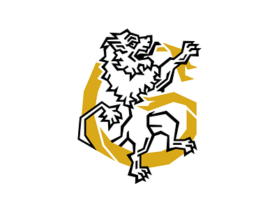 GK animal branding flag gk gk monogram illustration letter lion logo logotype mark monogram monogram logo vector