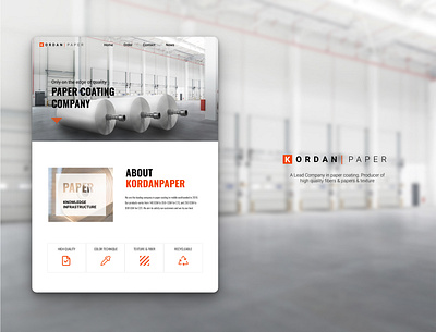 Kordanpaper icon landing minimal paper paper website ui ux website white