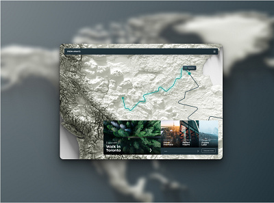 From Aways Website, concept01, Dark mode behance darkmode map mapwebsite userinterface webdesign