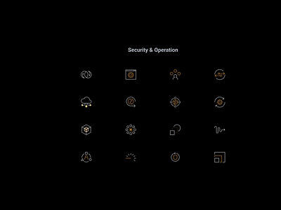 Operation Icon Set icon icondesign iconpack iconset interaction security ui ux webdesign website