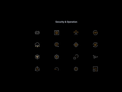 Operation Icon Set