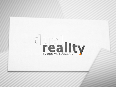 dual reality logo app augmented dual ios logo mobile platform reality