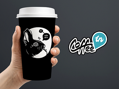 Logo and Package for coffee shop design illustration package typography