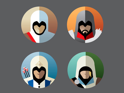 Icon Project - Assassins icons video games