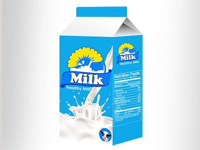 Milk Packaging Template