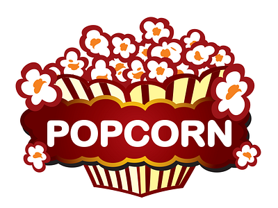 Popcorn food logo logos popcorn