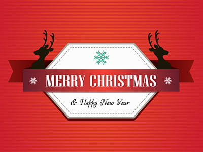 FREE Christmas and Happy New Year Greeting Cards