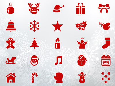 50 Pixel Perfect Christmas Icons