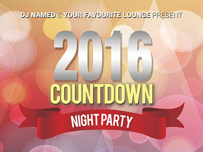 New Year Flyer - Variation 3 2016 flyer free freebies new year psd