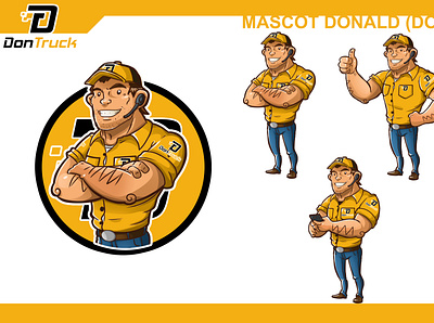 Mascot Don from Don truck